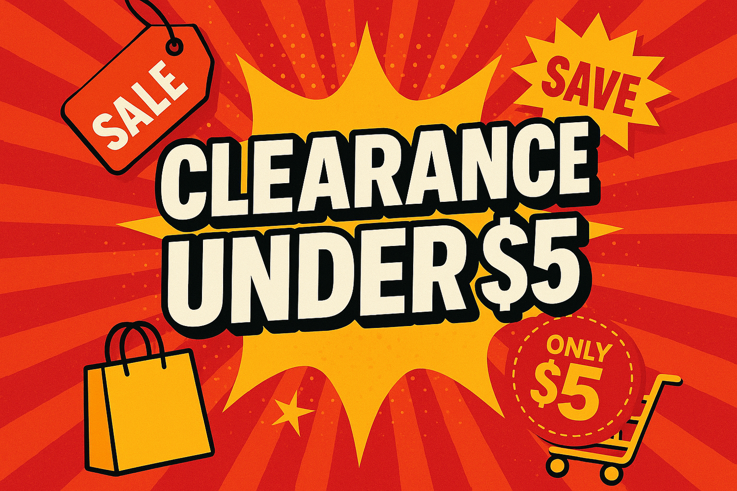 CLEARENCE H.Q. (UNDER $5)