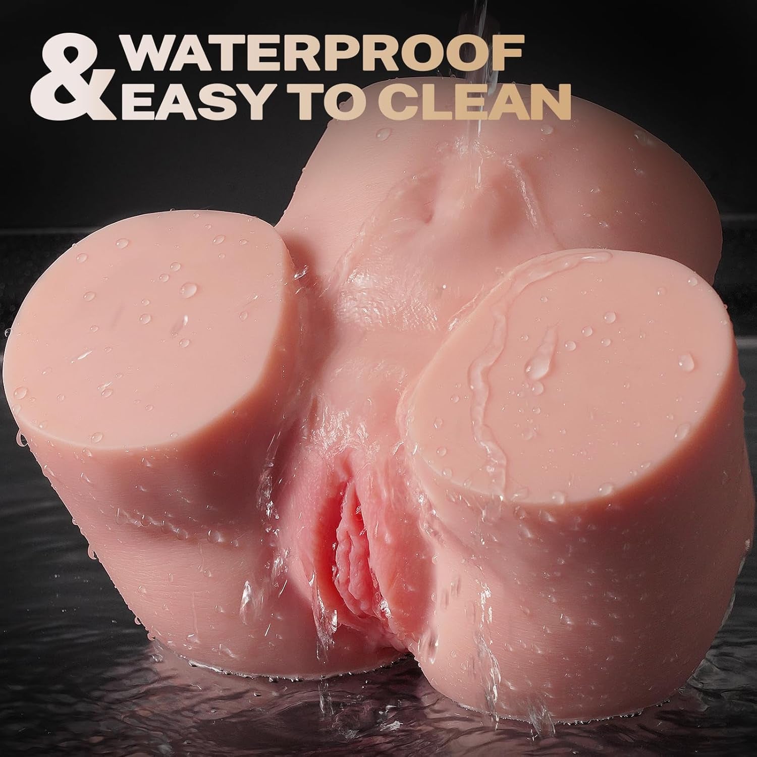 Pocket Pussy Male Sex Toys -  5.5LB Sex Dolls Male Masturbator Entry-Level Ass Adult Sex Toys for Men, Realistic Female Adult Torso Mini Butt Stroker with Tight Vaginal Anal Hip Brandi