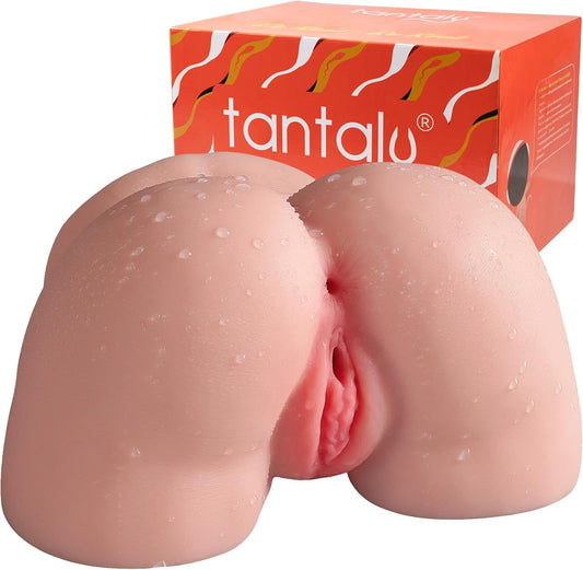 Pocket Pussy Male Sex Toys -  5.5LB Sex Dolls Male Masturbator Entry-Level Ass Adult Sex Toys for Men, Realistic Female Adult Torso Mini Butt Stroker with Tight Vaginal Anal Hip Brandi