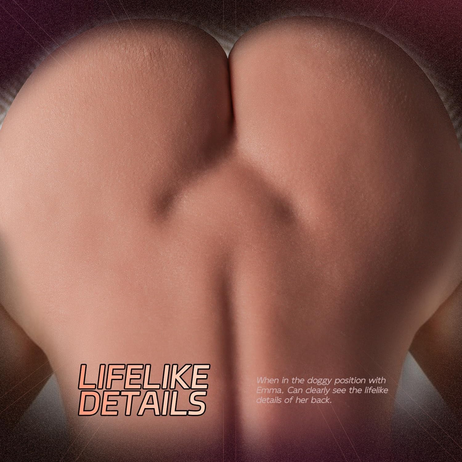 Male Masturbator Sex Doll for Men Pocket Pussies Realistic Adult Sex Toys for Men, 5.8LB Entry-Level Ass Lifelike Soft Butt with Vagina and Anal Channel for Several Sex Positions (Wheat)