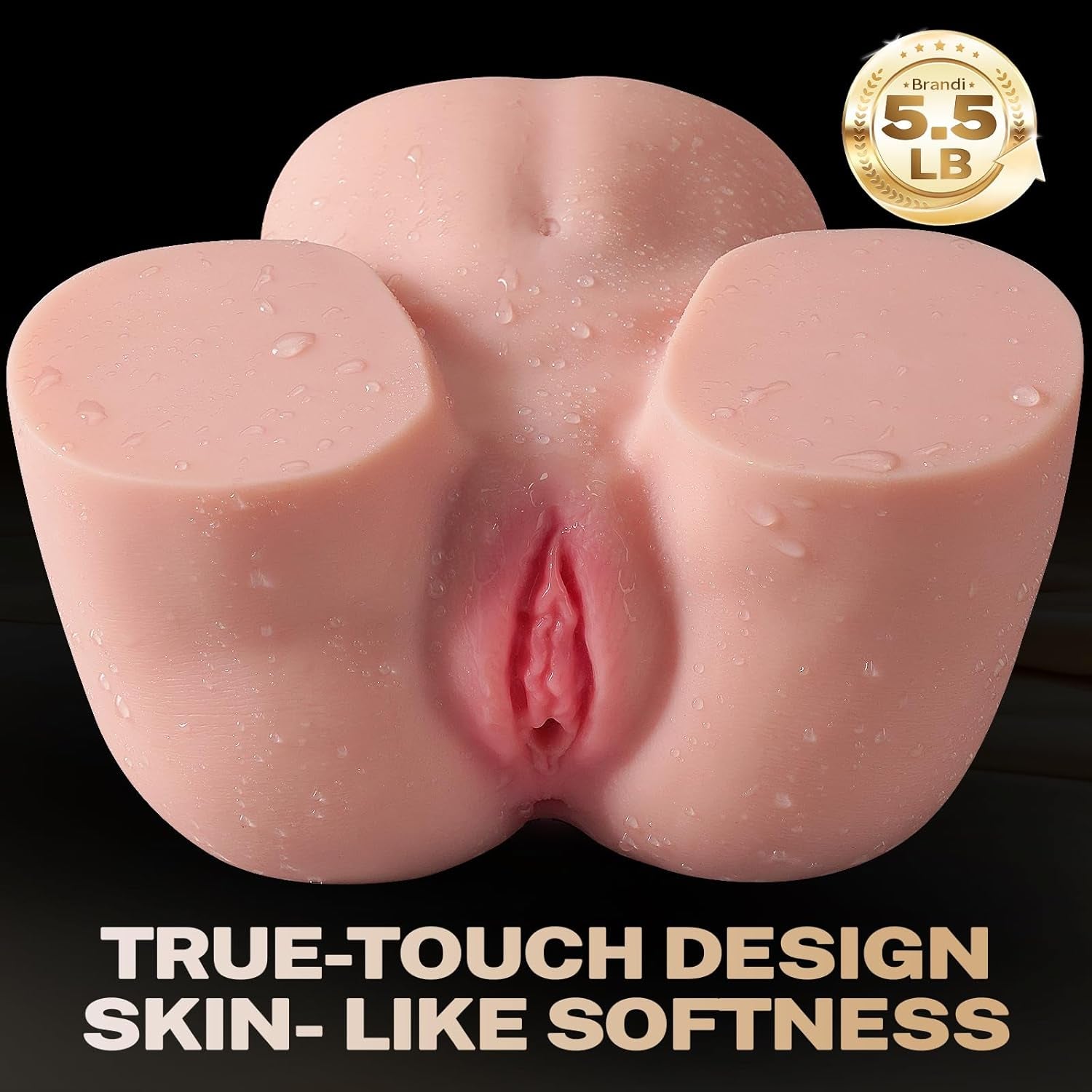 Pocket Pussy Male Sex Toys -  5.5LB Sex Dolls Male Masturbator Entry-Level Ass Adult Sex Toys for Men, Realistic Female Adult Torso Mini Butt Stroker with Tight Vaginal Anal Hip Brandi